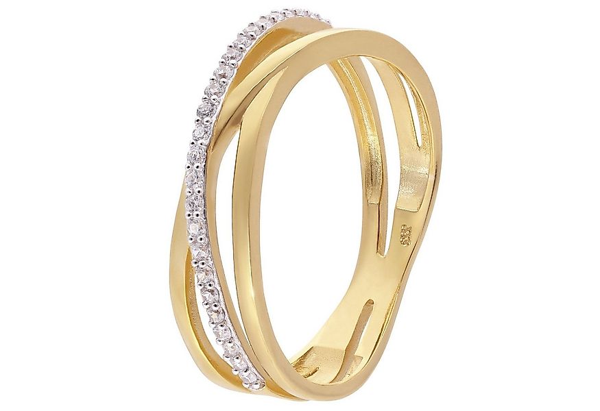 trendor Goldring Damenring Gold 333/8K Zirkonia-Ring günstig online kaufen