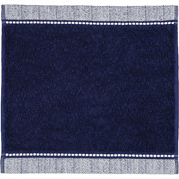 Möve Handtücher Brooklyn Uni - Farbe: deep sea - 596 - Seiflappen 30x30 cm günstig online kaufen