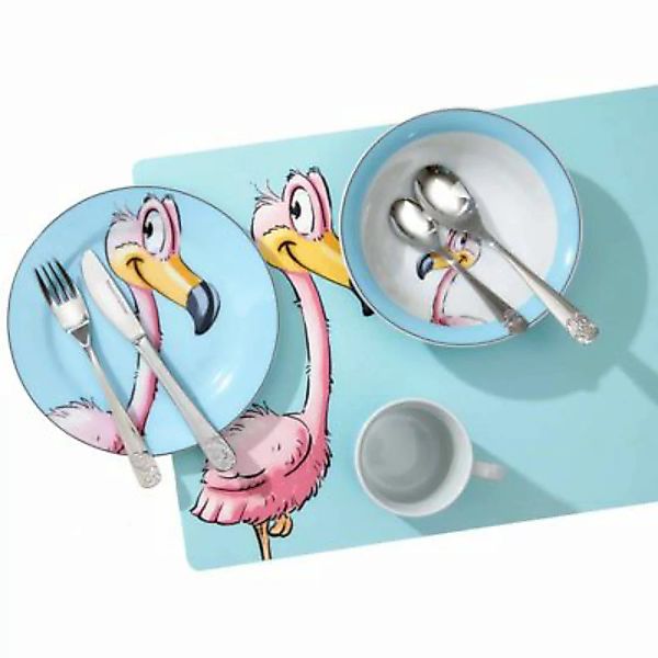 Ritzenhoff & Breker HAPPY ZOO Kindergeschirr Set Flamingo 8-teilig Kinderge günstig online kaufen