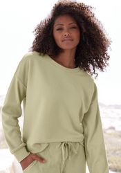 s.Oliver Sweatshirt, aus Ripp-Qualität mit überschnittenen Schultern, Loung günstig online kaufen