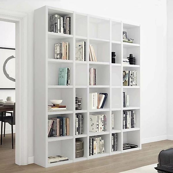 Bücherschrank ohne Rückwand Made in Germany 222 cm hoch günstig online kaufen