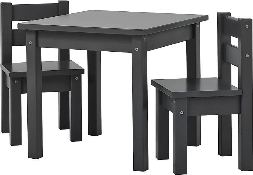 Hoppekids Kindersitzgruppe »MADS Kindersitzgruppe« Set, 1 Tisch, 2 Stühle, günstig online kaufen