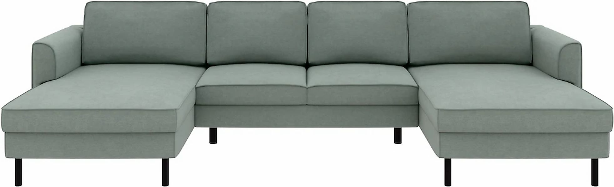 Home affaire Wohnlandschaft "Booster II, whlw. mit Schlaffunktion & Bettkas günstig online kaufen