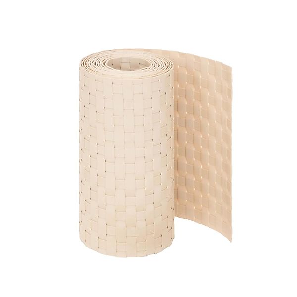 Jardinion Sichtschutzstreifen 250cm x 19cm x 2,4mm Beige Blickdicht günstig online kaufen
