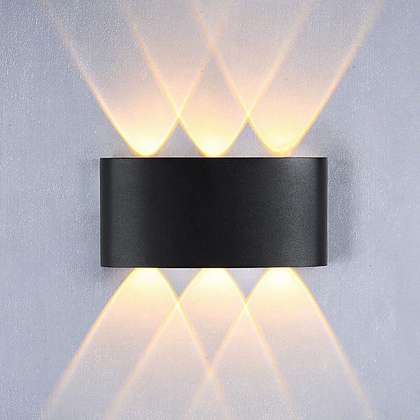 BlingBin LED Wandleuchte Doppelkopf Wandlampe Wasserdicht günstig online kaufen