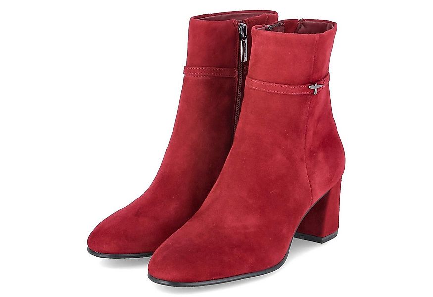 Tamaris Tamaris 1-25336-43/500 Damen Rauleder rot Schlupfstiefel günstig online kaufen