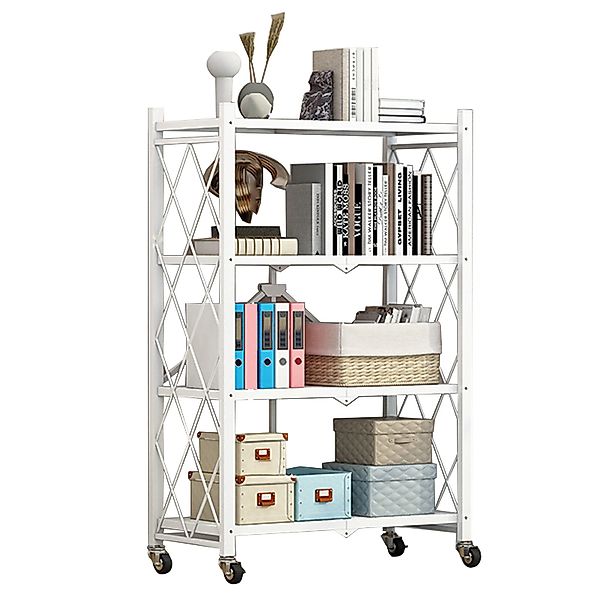 TWSOUL Standregal Klappbares Regal mit Rollen, günstig online kaufen