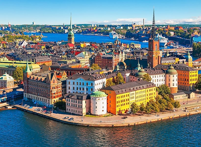 Papermoon Fototapete "Stockholm Old Town" glatt günstig online kaufen