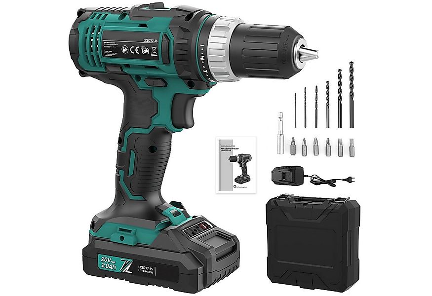 Comfy Mate Akku-Bohrschrauber Akku-Bohrschrauber, 1h Schnellladen, 25+3 Dre günstig online kaufen