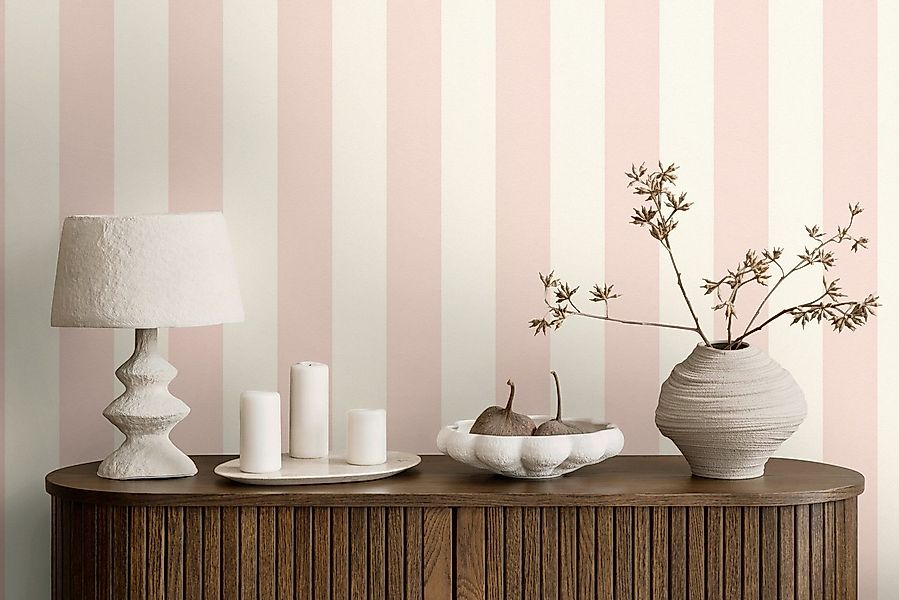 A.S. Création Vliestapete A.S. Création Trendwall 2, Streifentapete, rosa, günstig online kaufen