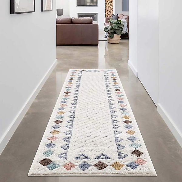 Carpet City Hochflor-Teppich »Focus 3034«, rechteckig, 20 mm Höhe, Läufer, günstig online kaufen