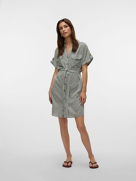 Vero Moda Shirtkleid Gestreiftes Hemdkleid mit günstig online kaufen