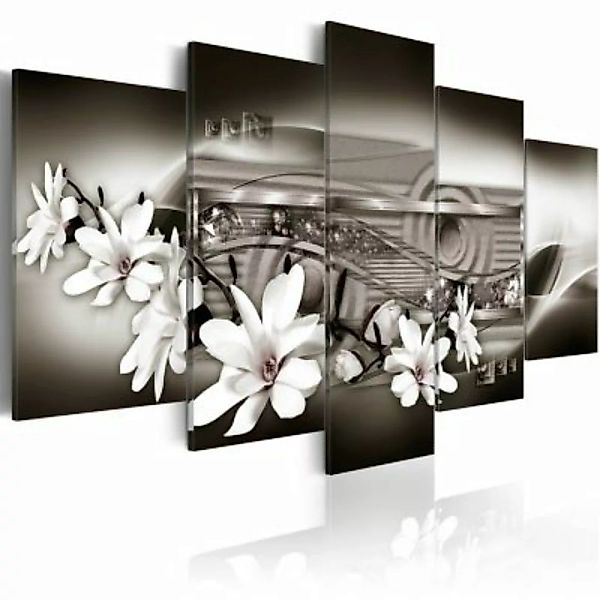 artgeist Wandbild Flower Prospect grau/weiß Gr. 200 x 100 günstig online kaufen