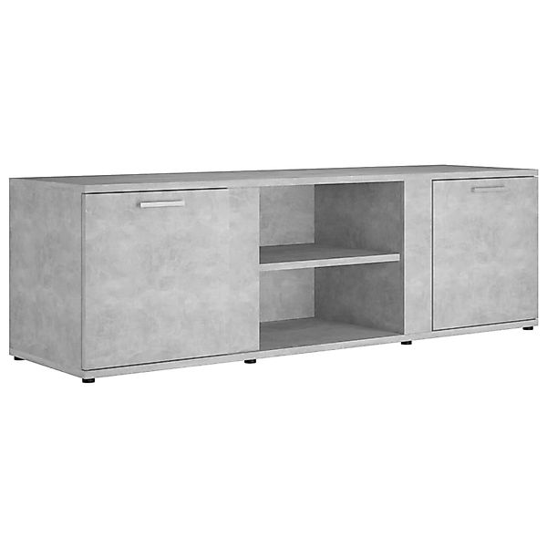 VidaXL TV-Schrank Betongrau 120x34x37 cm Holzwerkstoff günstig online kaufen