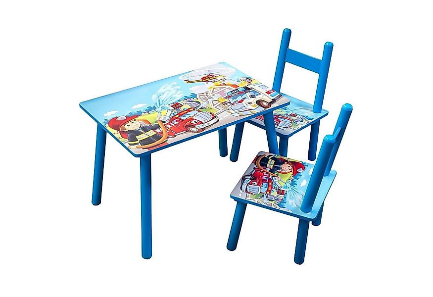 HTI-Line Kindersitzgruppe Kindertischgruppe Feuerwehr, (Set, 3-tlg., 1 Tisc günstig online kaufen