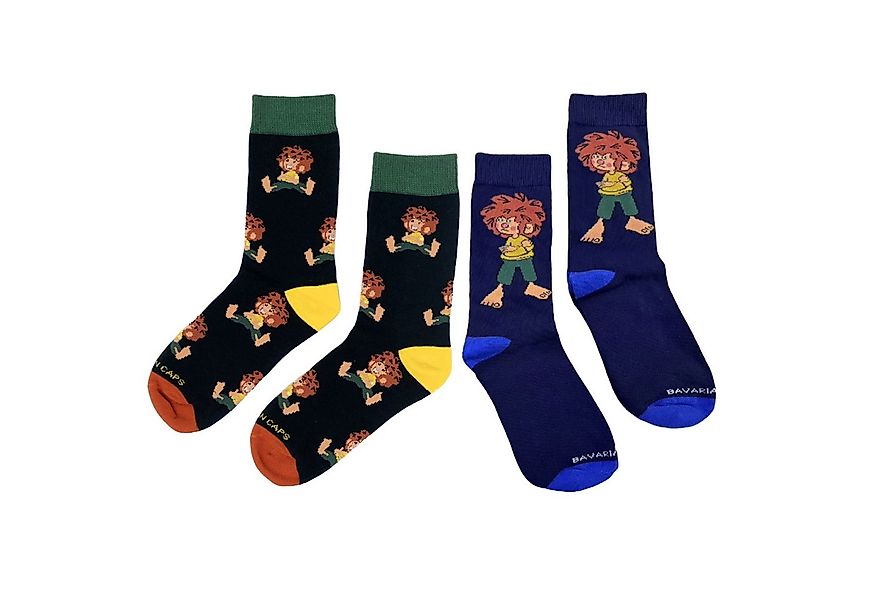 Bavarian Caps Freizeitsocken Bavarian Caps - 2er Sockenbox "Pumuckl", v2 bu günstig online kaufen
