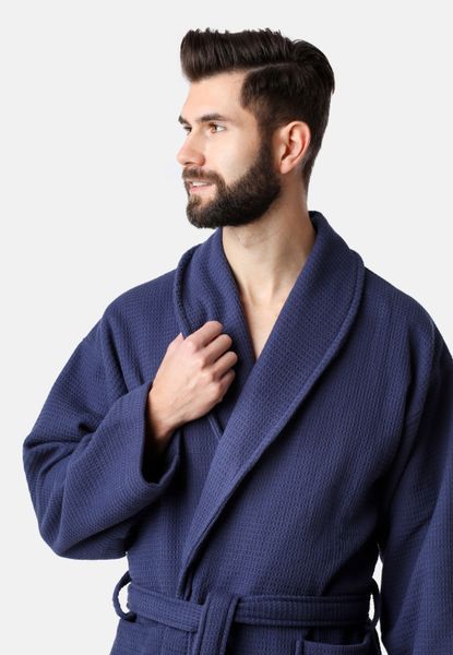 Ladeheid Bademantel Herren Bademantel - Waffelpiqué günstig online kaufen