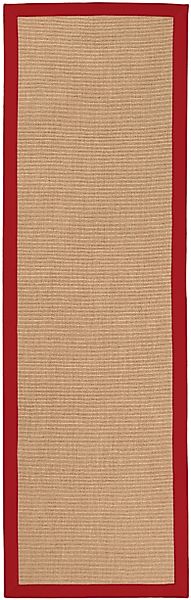 carpetfine Läufer »Sisal«, rechteckig, 5 mm Höhe, mit farbiger Bordüre, Ant günstig online kaufen