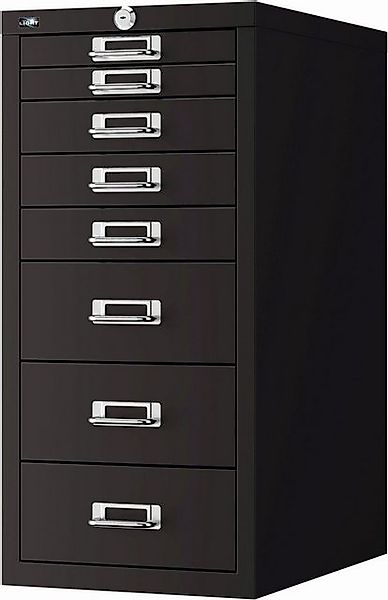 Bisley Aktenschrank Schubladenschrank Eco für A4 HxBxT 59x28,2x41,2cm 8 Sch günstig online kaufen