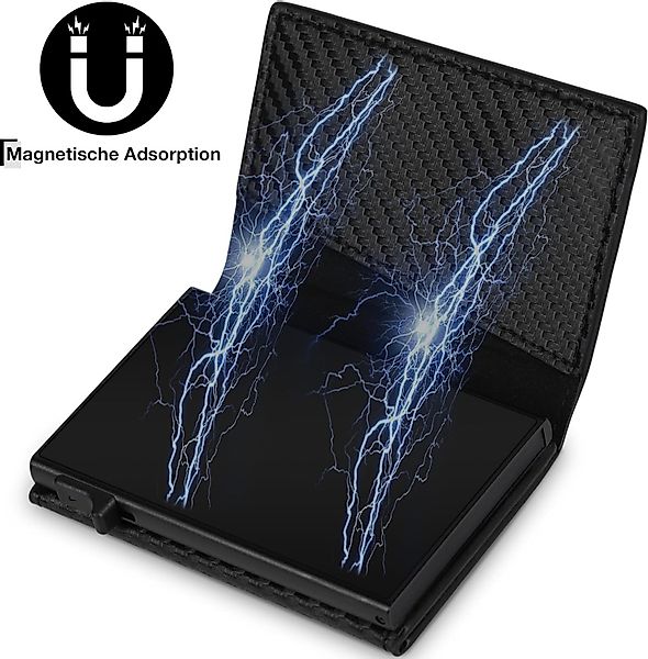 TEEHON Geldbörse Geldbeutel Herren Slim Wallet mit RFID-Schutz (Premium Led günstig online kaufen