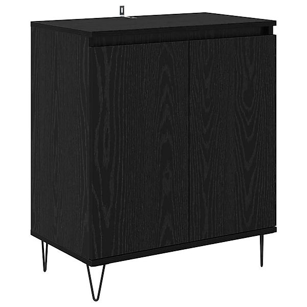 vidaXL Sideboard Schwarz Eichen-Optik 60 x 35 x 70 cm Holzwerkstoff 882600 günstig online kaufen
