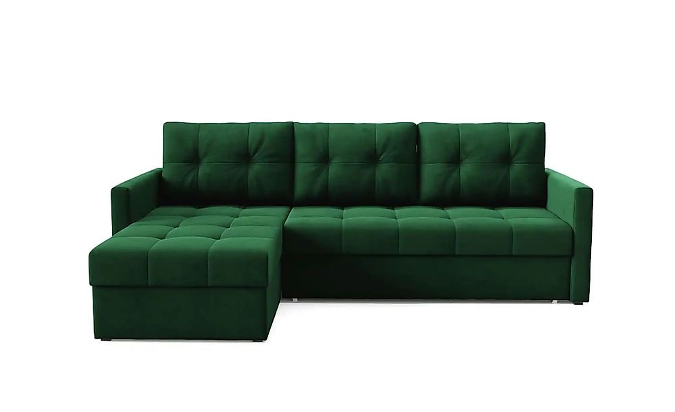 Ecksofa  Olivia ¦ grün ¦ Maße (cm): B: 230 H: 86 Polstermöbel > Sofas > Eck günstig online kaufen