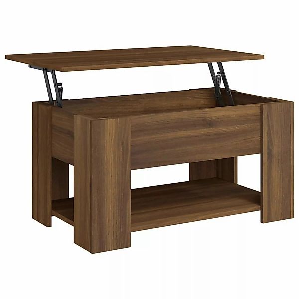 vidaXL Couchtisch Braun Eichen-Optik 79x49x41 cm Holzwerkstoff Modell 1 günstig online kaufen