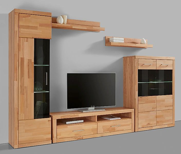 Home affaire Wohnwand "Ribe Wohnwand Set-5 St." 5 Stk. tlg. günstig online kaufen