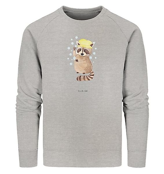 Mr. & Mrs. Panda Longpullover Waschbär Größe M - Heather Grey - Geschenk, G günstig online kaufen