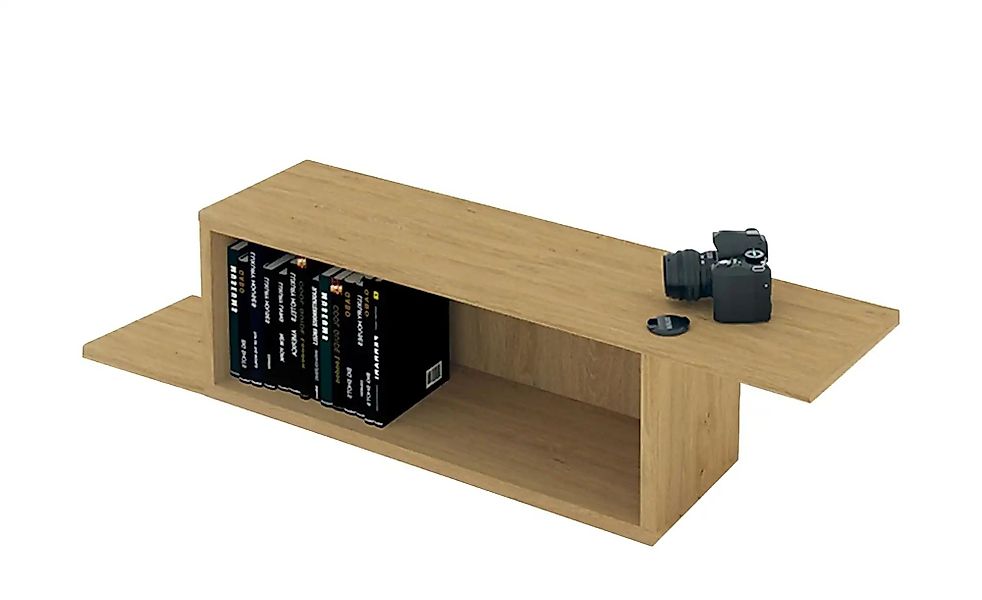 Hängeregal  Hygge Oak ¦ holzfarben ¦ Maße (cm): B: 130 H: 25 T: 25 Regale > günstig online kaufen