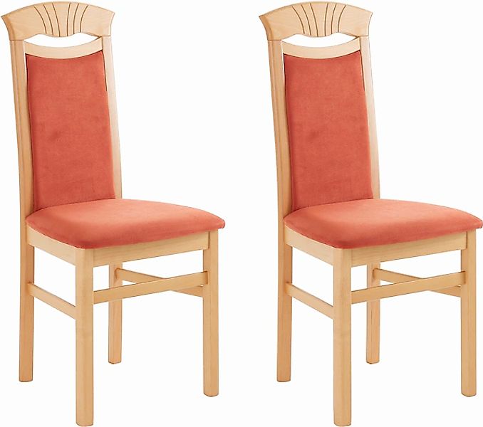 Home affaire Esszimmerstuhl »Franz«, (Set), 2 St., Microfaser, strapazierfä günstig online kaufen