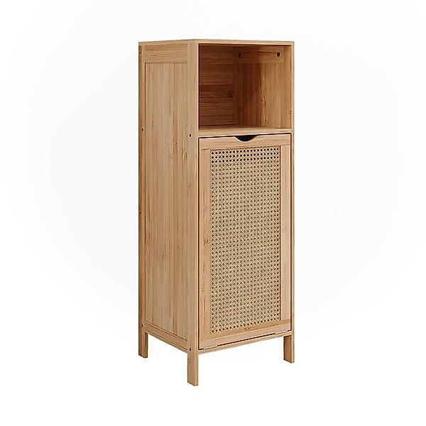 Vicco Badschrank Liora Bambus 36 x 98 cm günstig online kaufen