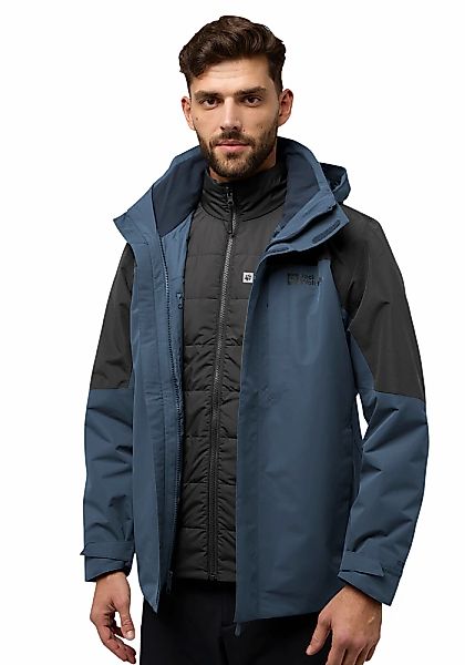 Jack Wolfskin 3-in-1-Funktionsjacke "ROMBERG 3IN1 JKT M" mitKapuze günstig online kaufen