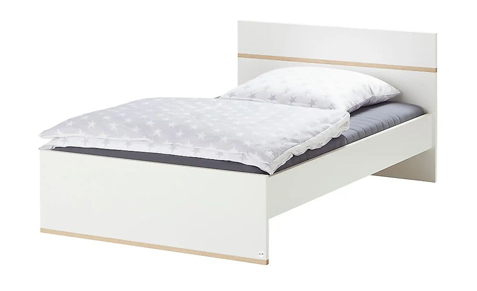 Mia & Mo Jugendbett  Clea ¦ weiß ¦ Maße (cm): B: 130 H: 86 Betten > Bettges günstig online kaufen