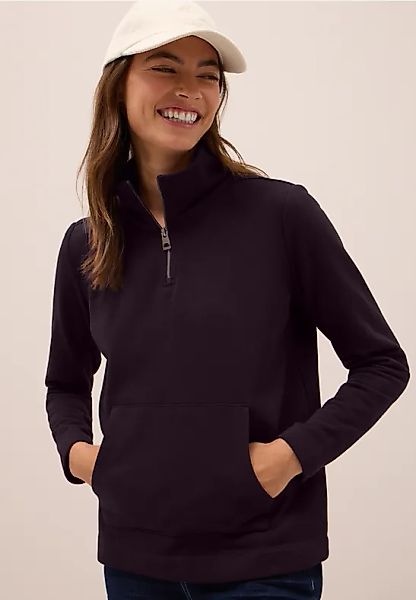 Sweatshirt mit Zipper günstig online kaufen