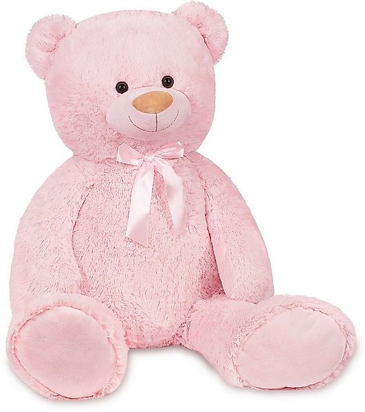 BRUBAKER Kuscheltier XXL Teddybär mit Schleife (1-St), 100 cm großer Teddy günstig online kaufen
