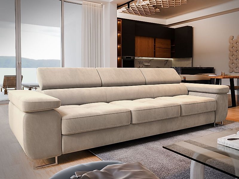 Masseno Sofa MOSINE mit Schlaffunktion, Schlafsofa, Wohnzimmersofa, Couch, günstig online kaufen