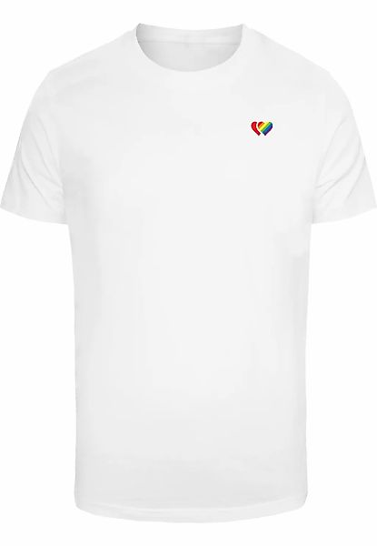 MisterTee T-Shirt "MisterTee Double Hearts Pride Tee" 1 Stk. günstig online kaufen