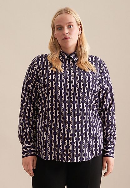 seidensticker Hemdbluse Schwarze Rose Langarm Kragen günstig online kaufen