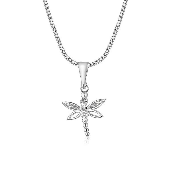 NAHLE Kette mit Anhänger Silberkette Libelle Kette, 925 Silber Anhänger mit günstig online kaufen
