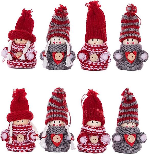 Myflair Möbel & Accessoires Weihnachtsfigur Weihnachtsdeko rot (Set, 8 St), günstig online kaufen