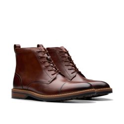 Clarks Schnürstiefelette "Clarks Stiefelette Leder" günstig online kaufen