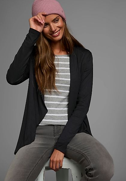 Boysens Shirtjacke, Langarm, mit Schalkragen, aus elastischem Jersey günstig online kaufen