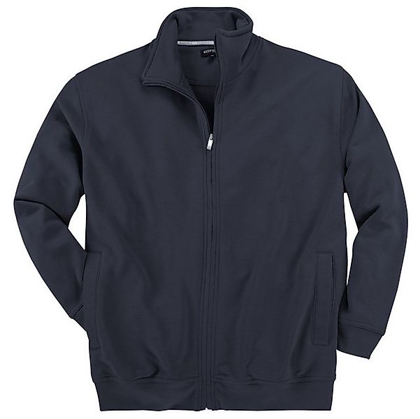 redfield Sweatjacke Sweatjacke Herren mit Stehkragen Dunkelblau günstig online kaufen