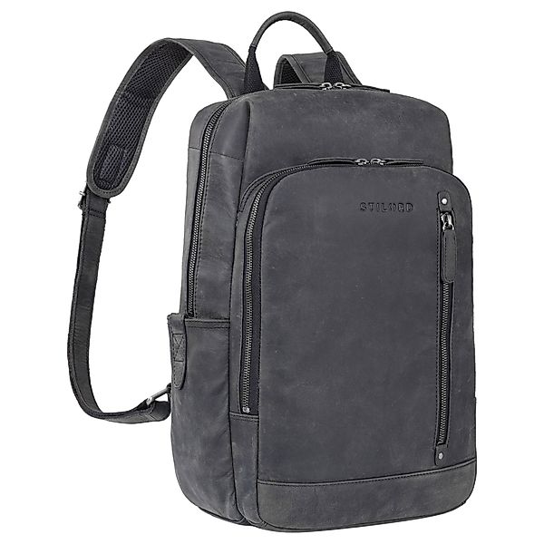 STILORD Notebook-Rucksack "Johnson" Lederrucksack Herren Business günstig online kaufen