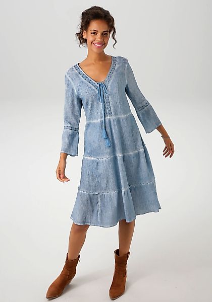 Aniston CASUAL Tunikakleid (mit Jersey-Unterkleid) mit günstig online kaufen