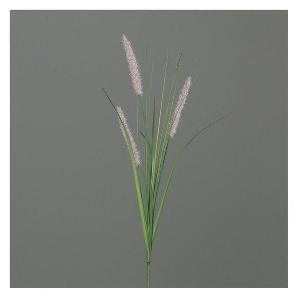 Kunstblume Dekogras - blühend - rosa/grün günstig online kaufen