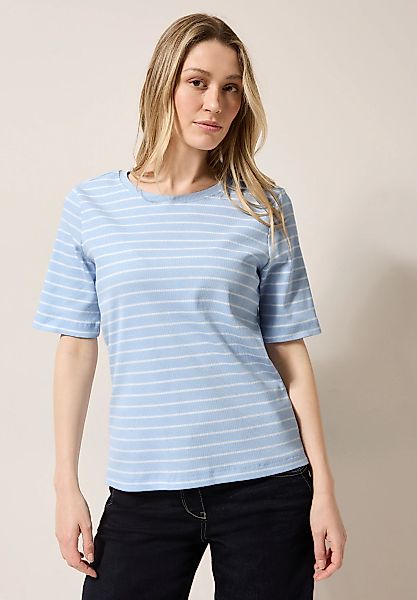CECIL T-Shirt mit Streifen Muster günstig online kaufen