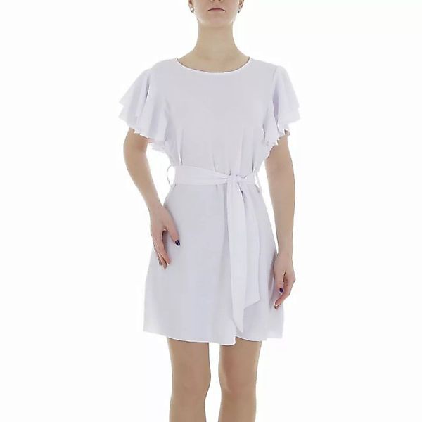 Ital-Design Sommerkleid Damen Freizeit (86164377) Kreppoptik/gesmokt Minikl günstig online kaufen