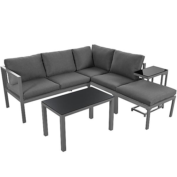 Garten Loungesessel Set für 4-5 Personen, Gartenmöbel mit Beistell- und Cou günstig online kaufen